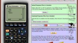 online ti 83 calculator emulator mac